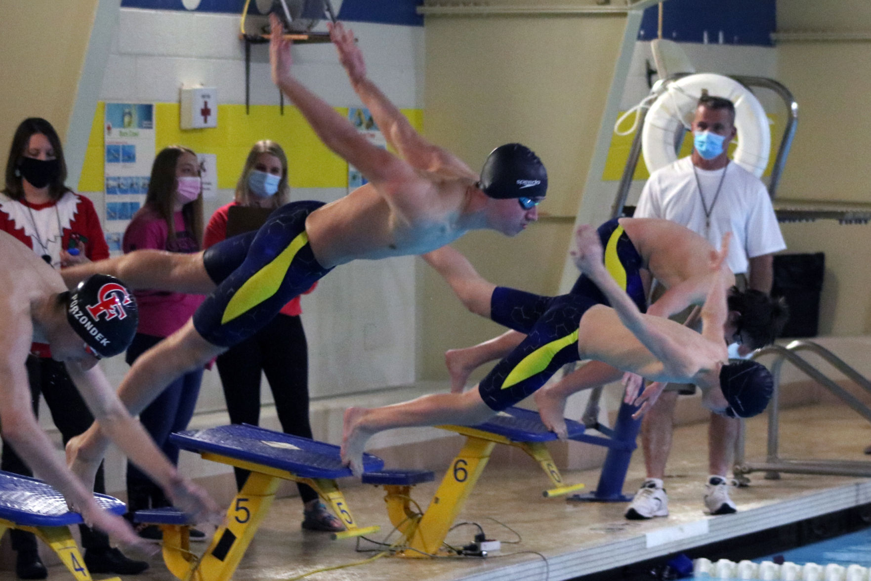 Rice Lake boys swim and dive vs. Chippewa Falls 12-22-20